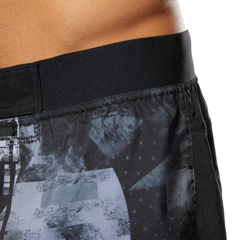 Training Shorts Reebok Moonshift Shorts - Black/blue, DU2166 5 Training Shorts Reebok Moonshift Shorts - Black/blue, DU2166