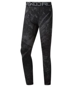 Pants Reebok Jacquard Tights - Black, DU4975