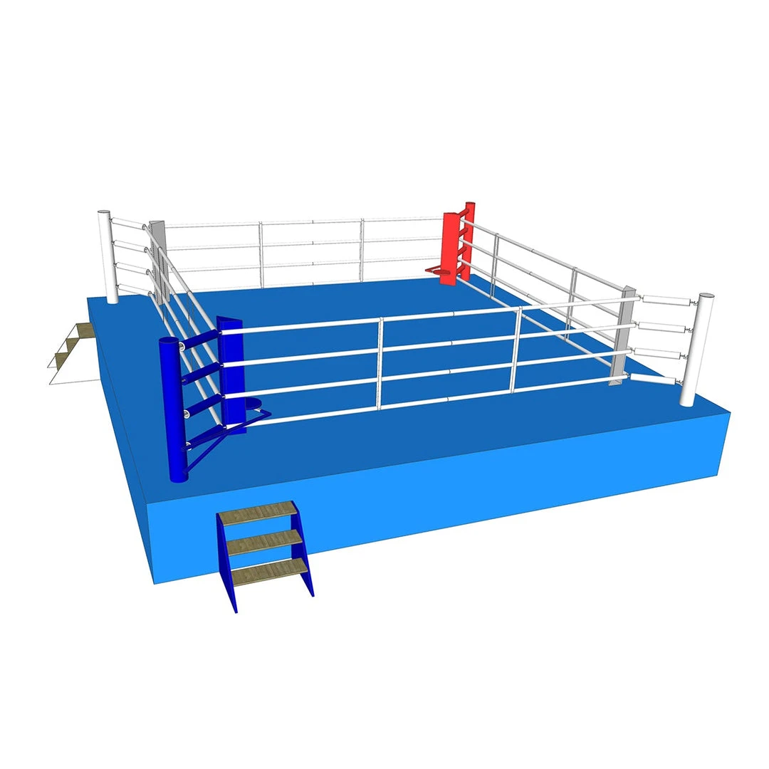 Fighter Boxing Ring 7,8 X 7,8 M According The AIBA Ruels, BRCP75-4 3 Fighter Boxing Ring 7,8 X 7,8 M According The AIBA Ruels, BRCP75-4