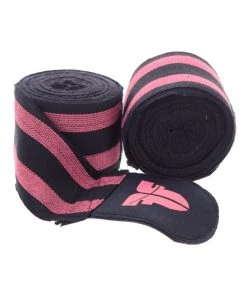 Fighter Handwraps - Black/pink, BAND F PINK GLOVES
