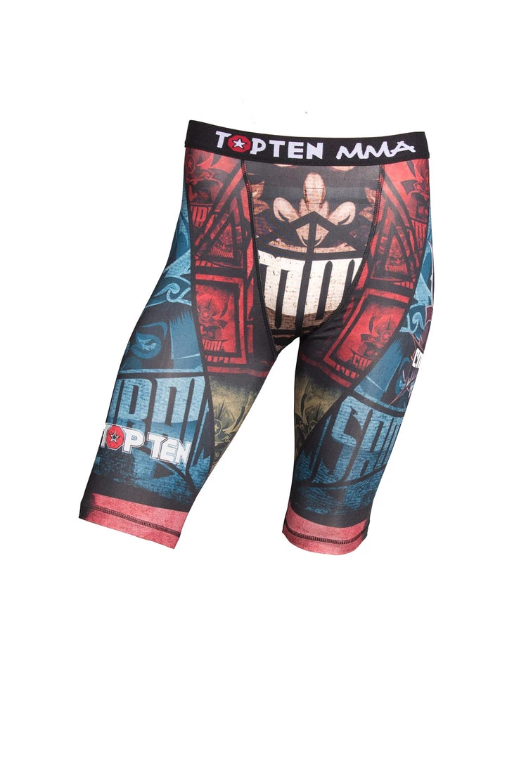 TOP TEN MMA MMA Shorts MMA Compression Short TOP TEN Samurai, 18805-91 3 TOP TEN MMA MMA Shorts MMA Compression Short TOP TEN Samurai, 18805-91