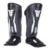 Fighter Shinguards Thai Ergo - Black/white, FSG-004BW PROTECTION
