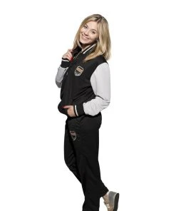 Tracksuits Fitness Suit TOP TEN Coat Of Arms - Black/grey, 7727-91
