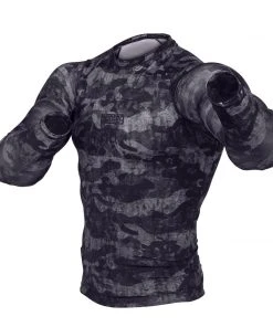 Rash Guard Fighter -Urban Camo -black, FRG-12 Rash Guards