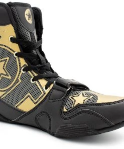 Boxing Shoes Top Ten - Black/gold, 1172-92