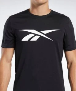 Reebok Workout Ready Tee - Black, FK6180 Training T-Shirts