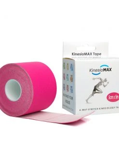 KinesioMAX TRAINING Kine-MAX 4 Way Stretch Kinesiology Tape - Pink, Kinesio4P