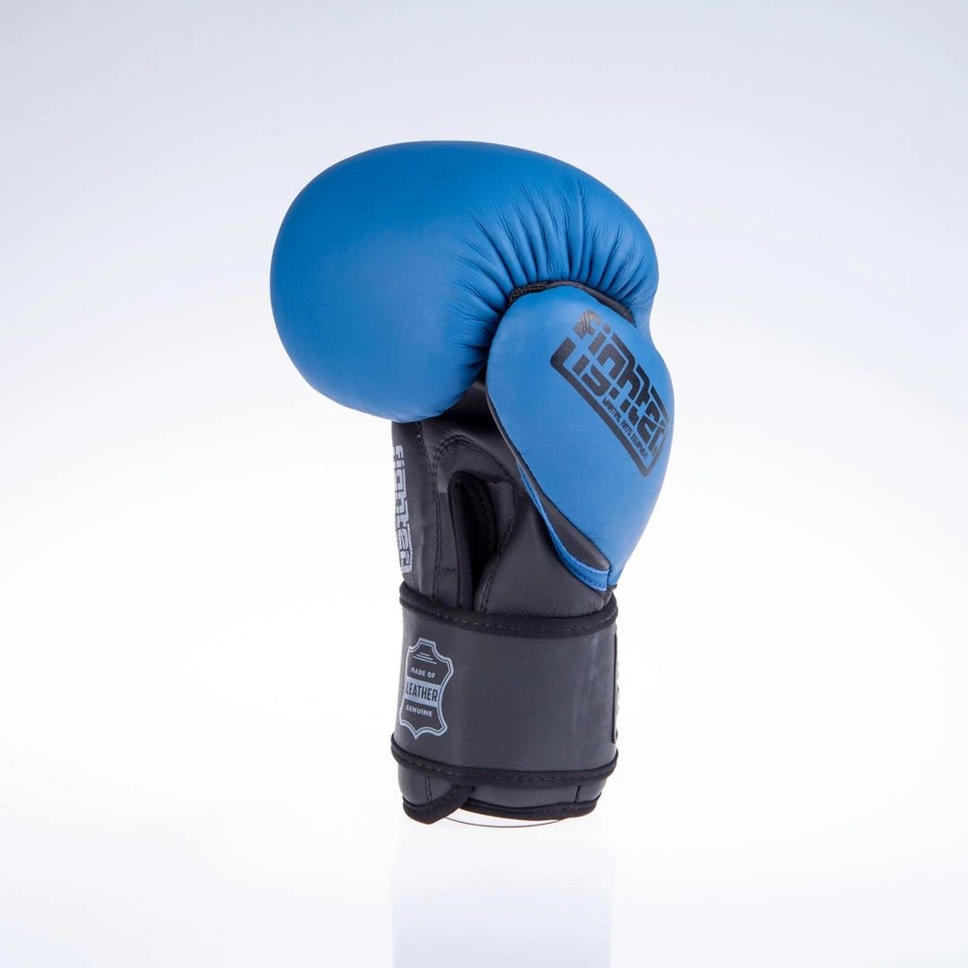 Fighter Boxing Gloves SIAM - Blue, FBG-003BL 5 Fighter Boxing Gloves SIAM - Blue, FBG-003BL