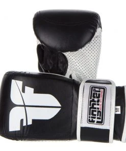Fighter Bag Gloves Velcro - Black/white, JE-PERF