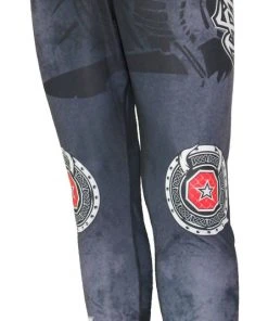 TOP TEN MMA MMA Compression Pants TOP TEN Vikings, 18802-9 Compression Shorts