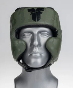 Headguard Fighter Sparring Pro - Khaki/camo, FHG-001CKH PROTECTION