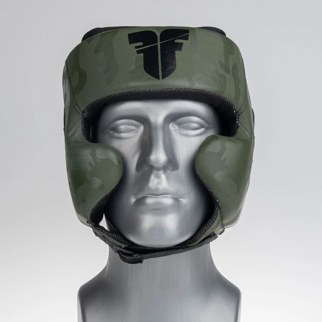 Headguard Fighter Sparring Pro - Khaki/camo, FHG-001CKH PROTECTION 4 Headguard Fighter Sparring Pro - Khaki/camo, FHG-001CKH PROTECTION