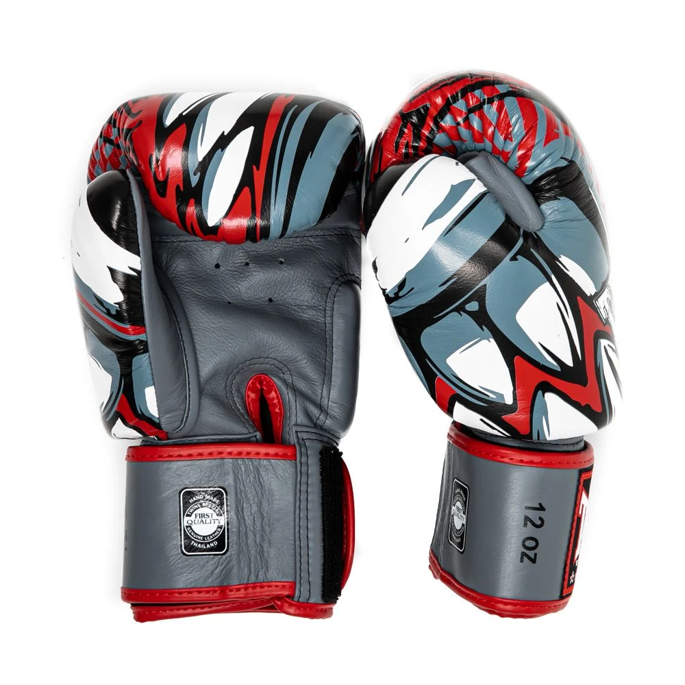 Boxing Gloves Twins Fantasy10 - Grey/red, FANTASY10 4 Boxing Gloves Twins Fantasy10 - Grey/red, FANTASY10