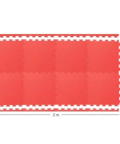 Trocellen Tatami Mini Set Of 8 Pieces - Red/black, FTTM-50 TRAINING