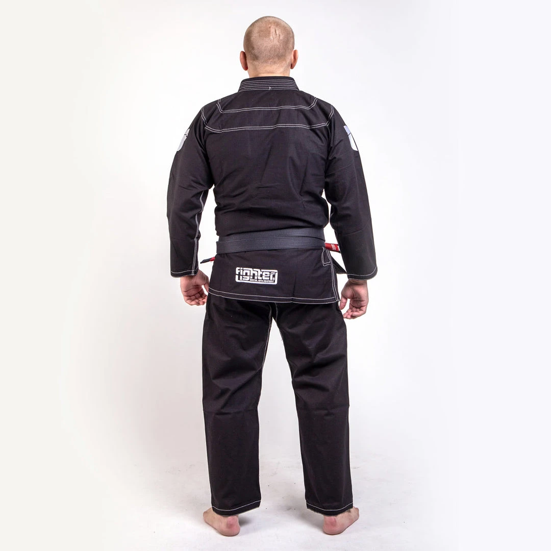 Fighter BJJ Ripstop Gi Rip Stop KIDS - Black, BJJBL-06 BJJ Uniforms 4 Fighter BJJ Ripstop Gi Rip Stop KIDS - Black, BJJBL-06 BJJ Uniforms