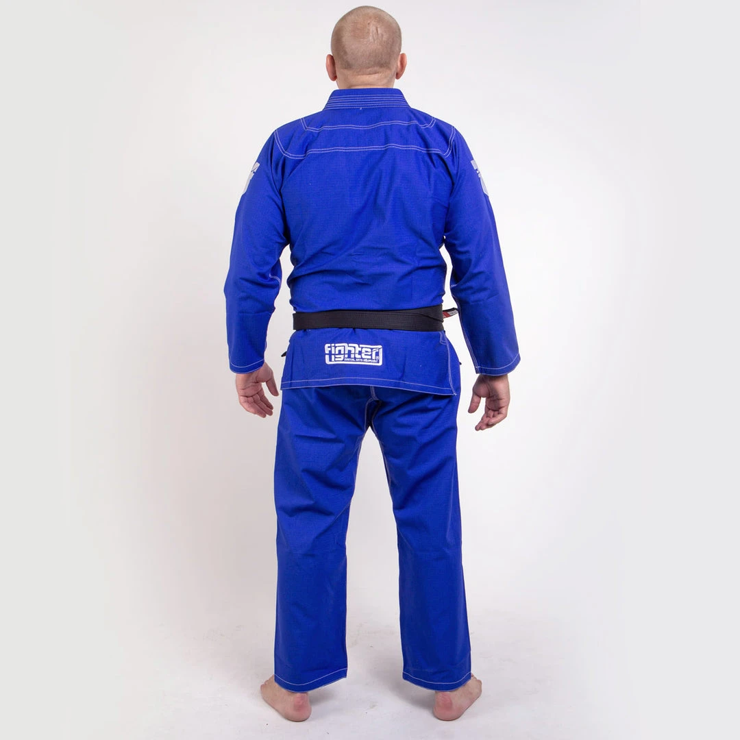 Fighter BJJ Ripstop Gi Rip Stop KIDS - Blue, BJJBLU-04 4 Fighter BJJ Ripstop Gi Rip Stop KIDS - Blue, BJJBLU-04