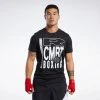 Reebok Combat Boxing Tee - Black, FJ5333