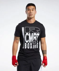 Reebok Combat Boxing Tee - Black, FJ5333