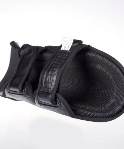 Fighter Shinguards Thai Ergo - Black/white, FSG-004BW PROTECTION