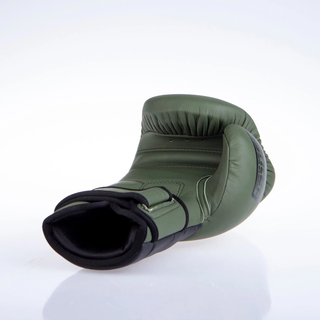 Fighter Boxing Gloves Sparring - Matt Khaki/black, FBG-002KB 8 Fighter Boxing Gloves Sparring - Matt Khaki/black, FBG-002KB