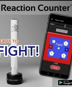Fighter Free-Standing Boxing Bag SPEED - Powered By Reaction Counter - FSBS-RC