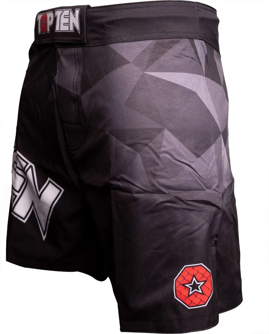 Top Ten MMA Prism Shorts - Black, 18151-91 5 Top Ten MMA Prism Shorts - Black, 18151-91