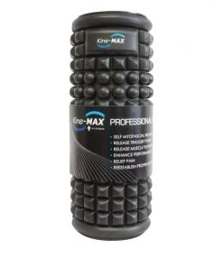 KinesioMAX KINE-MAX Professional Massage Foam Roller - Black, PMFR-BLACK.01 TRAINING