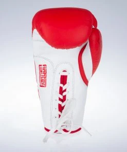 Fighter Boxing Gloves Competition Pro - Red/white, FBG-004R