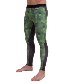 Fighter Compression Pants - Hexagon, FRP-04 Compression Shorts