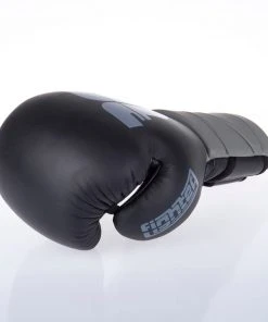 Fighter Boxing Gloves Sparring - Black/gray, FBG-002-BG