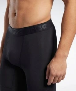 Reebok Wor Compr Brief Compression Shorts - Black, FP9104