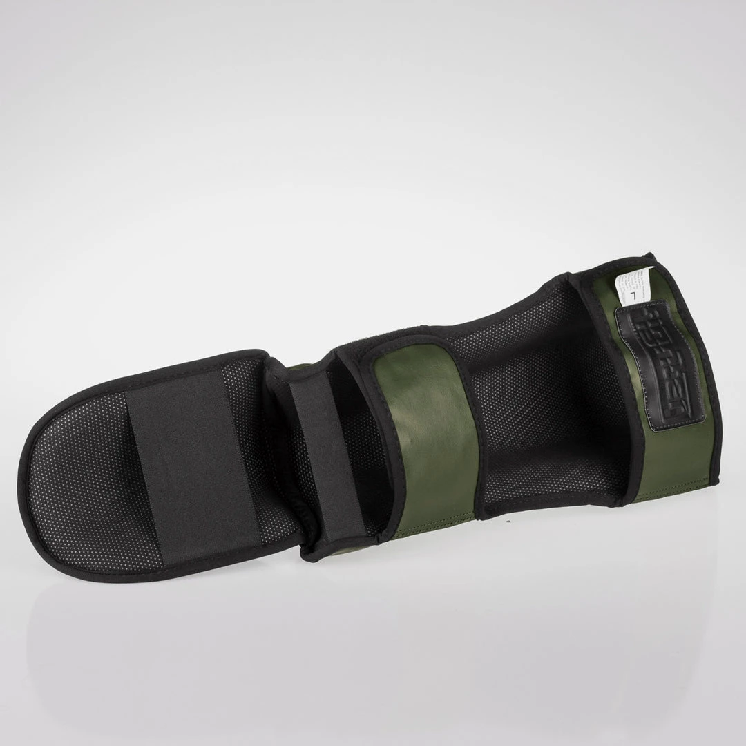 PROTECTION Fighter Shinguards Thai Classic - Khaki/black, JE1573GNB 4 PROTECTION Fighter Shinguards Thai Classic - Khaki/black, JE1573GNB