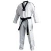 Adidas Taekwondo WT Uniforms TKD Dobok ADI-Contest 3 - White / Black V-neck, ADITC02
