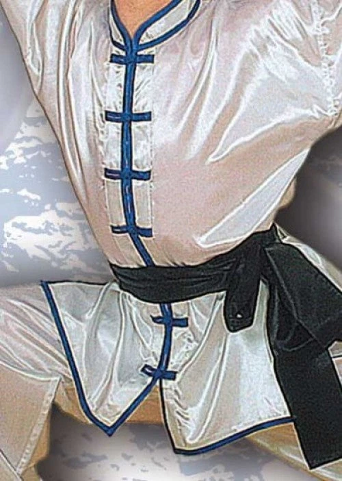 Hayashi Kung Fu Uniform - White, 125-1 Kung-fu Uniforms 4 Hayashi Kung Fu Uniform - White, 125-1 Kung-fu Uniforms