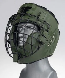 Fighter Shock Head Guard - Khaki/camo, JE999-KHC