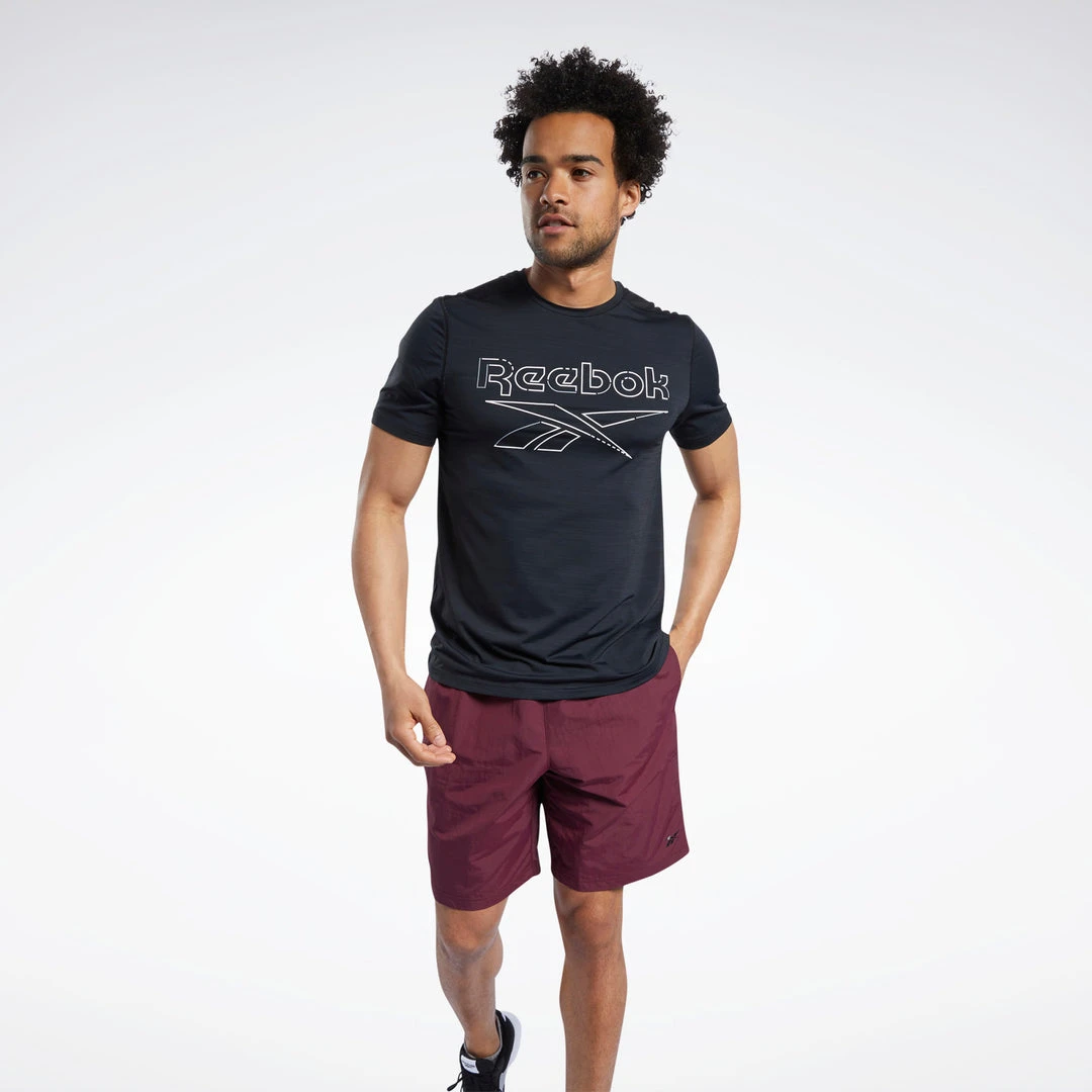 Reebok Workout ActivChill Training Tee - Black, FS8444 Training T-Shirts 5 Reebok Workout ActivChill Training Tee - Black, FS8444 Training T-Shirts