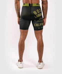 Venum Boxing Lab Compression Shorts - Khaki, VENUM-03987-539