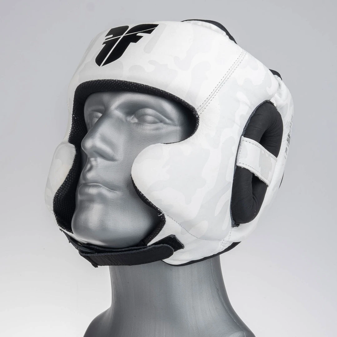 PROTECTION Headguard Fighter Sparring Pro - White/camo, FHG-001CWH 5 PROTECTION Headguard Fighter Sparring Pro - White/camo, FHG-001CWH