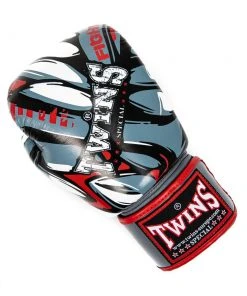 Boxing Gloves Twins Fantasy10 - Grey/red, FANTASY10 8 Boxing Gloves Twins Fantasy10 - Grey/red, FANTASY10