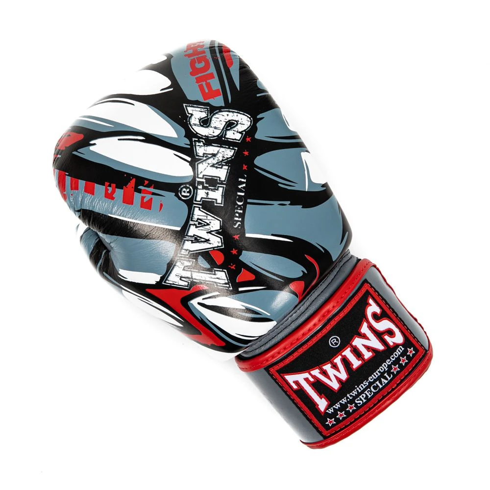 Boxing Gloves Twins Fantasy10 - Grey/red, FANTASY10 5 Boxing Gloves Twins Fantasy10 - Grey/red, FANTASY10