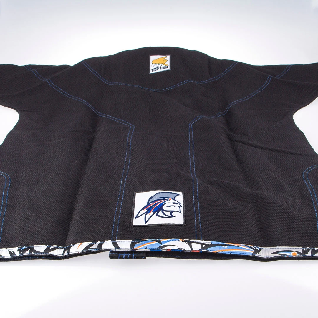 Top Ten Brazilian Jiu Jitsu Uniform Mohicans - Black, 15123-9 BJJ Uniforms 9 Top Ten Brazilian Jiu Jitsu Uniform Mohicans - Black, 15123-9 BJJ Uniforms