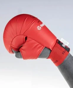 Hayashi Karate Fist Protector TSUKI With Thumb (WKF Approved) - Red, 238 15 Hayashi Karate Fist Protector TSUKI With Thumb (WKF Approved) - Red, 238