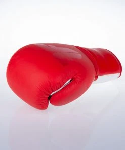 Fighter Boxing Gloves Competition Pro - Red/white, FBG-004R