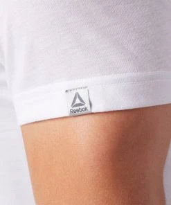 Reebok Camo Logo T-Shirt White, CF3848 T-Shirts