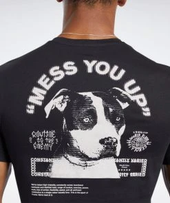 Reebok CrossFit Mess You Up Tee - Black, FJ5285