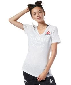 T-Shirts Reebok Fight Night Champ Walkout Jersey - White, DM5171