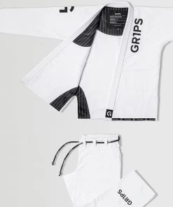 Grips Gr1ps BJJ Uniform Primero Competition - White, G10118-WHT 20 Grips Gr1ps BJJ Uniform Primero Competition - White, G10118-WHT
