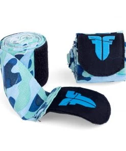 Fighter Handwraps - Blue Camo, FHW-001BLC