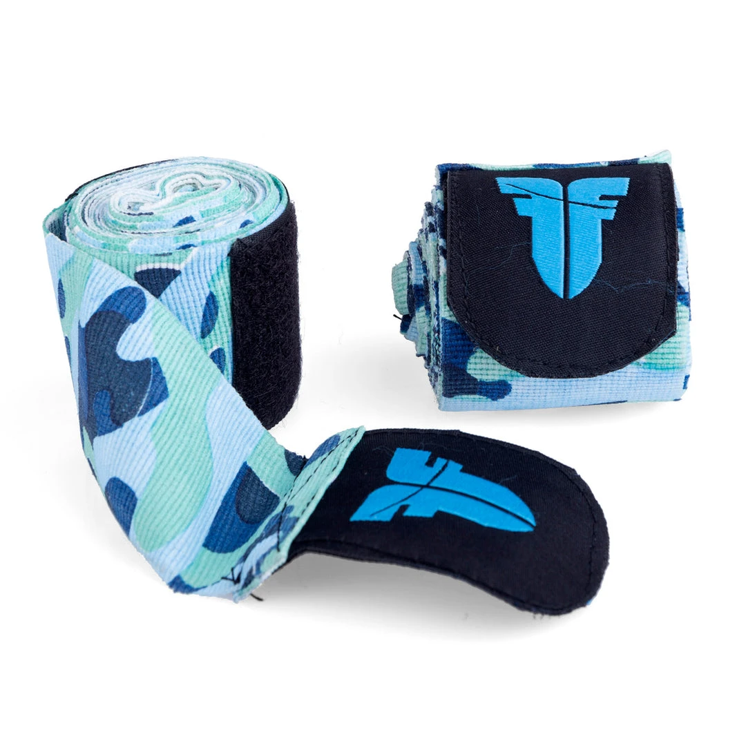 Fighter Handwraps - Blue Camo, FHW-001BLC 3 Fighter Handwraps - Blue Camo, FHW-001BLC
