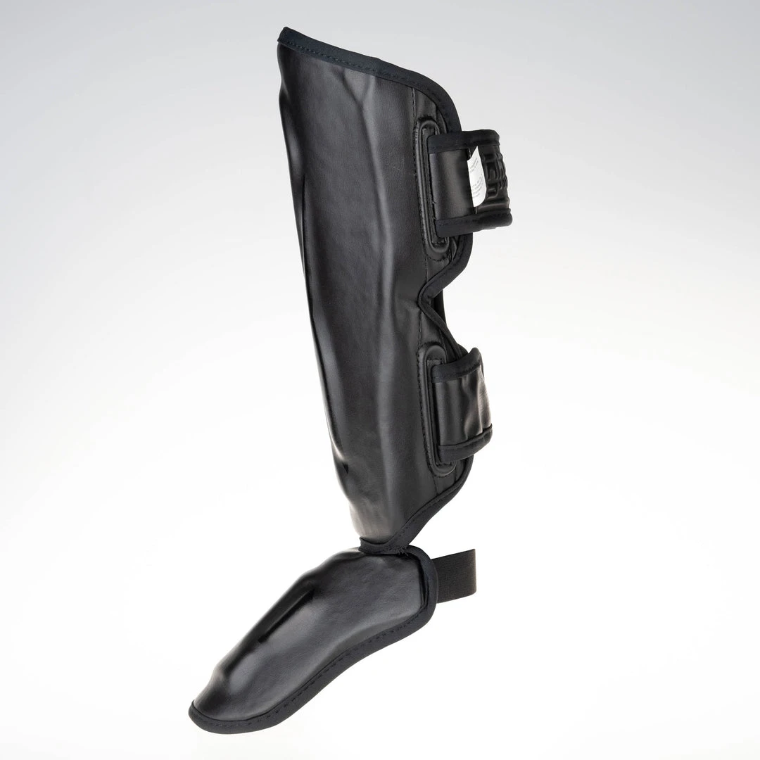 Fighter Shinguards Thai Ergo - Black, FSG-004BB 6 Fighter Shinguards Thai Ergo - Black, FSG-004BB